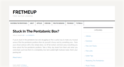 Desktop Screenshot of fretmeup.com